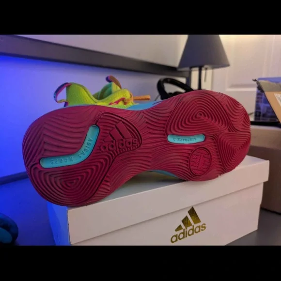 adidas Originals Harden Shoes - Yellow and Pink - Picture 4 of 7